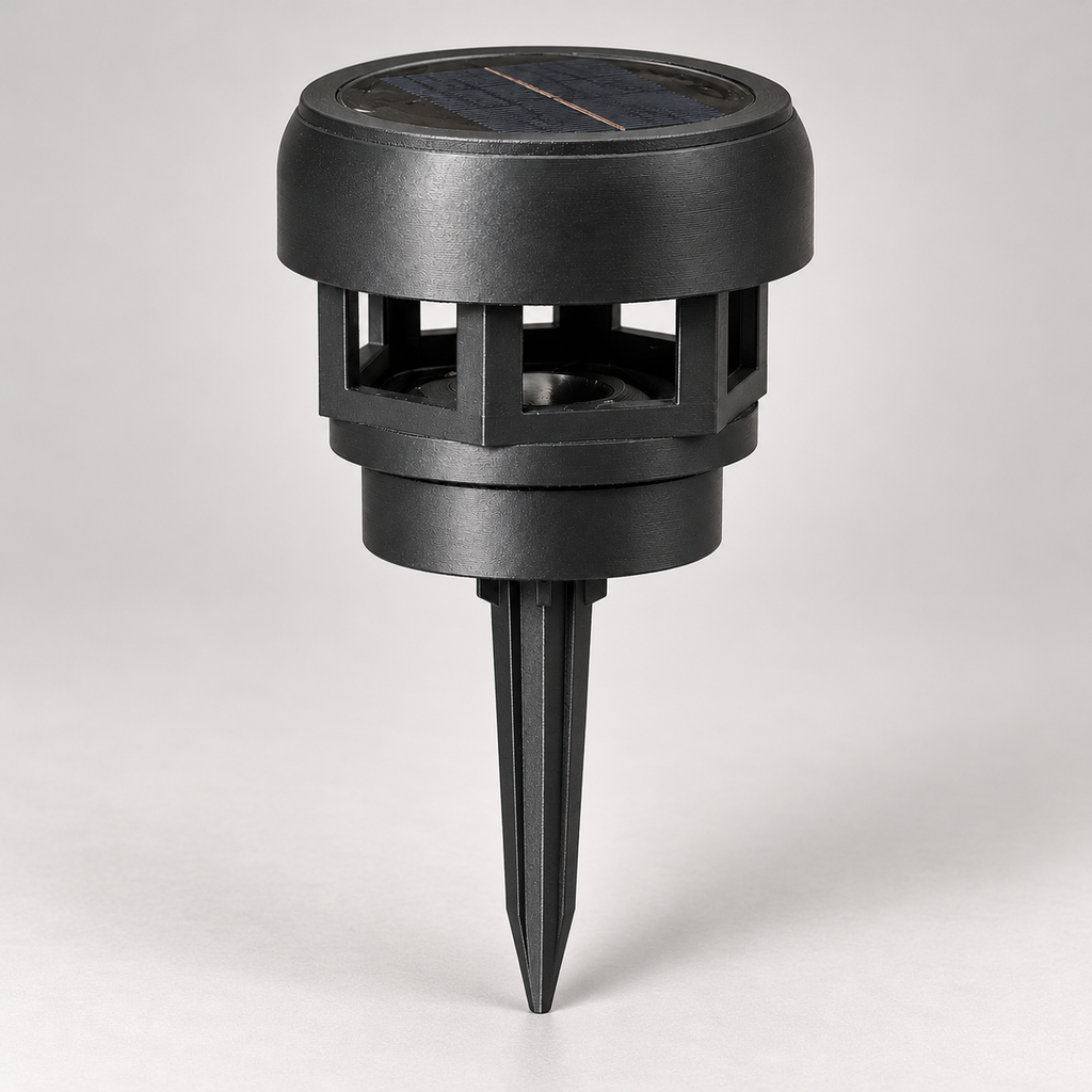 Decorative Solar LED Landscape Light – Black