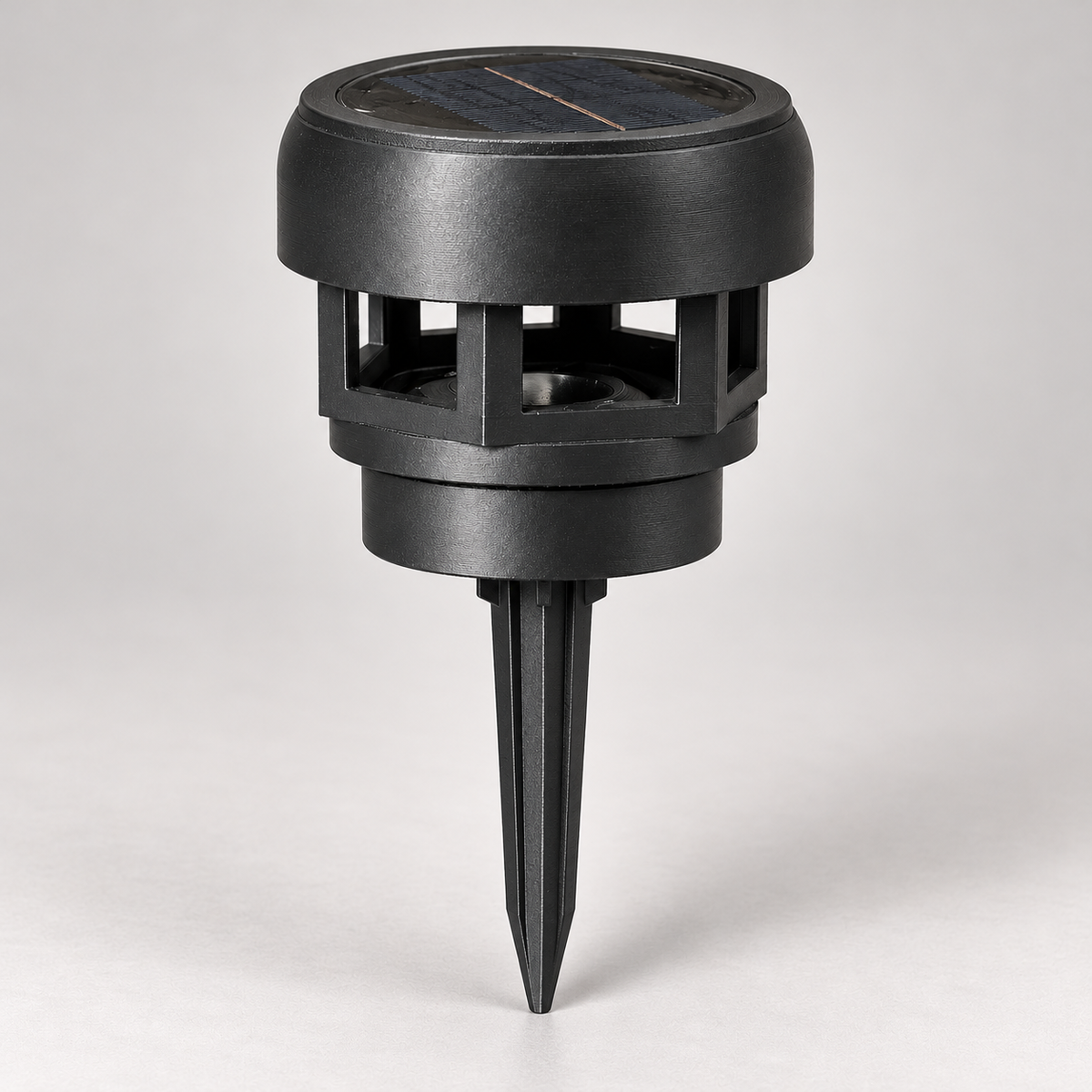 Solar LED Landscape Lights – Black – 6-Pack