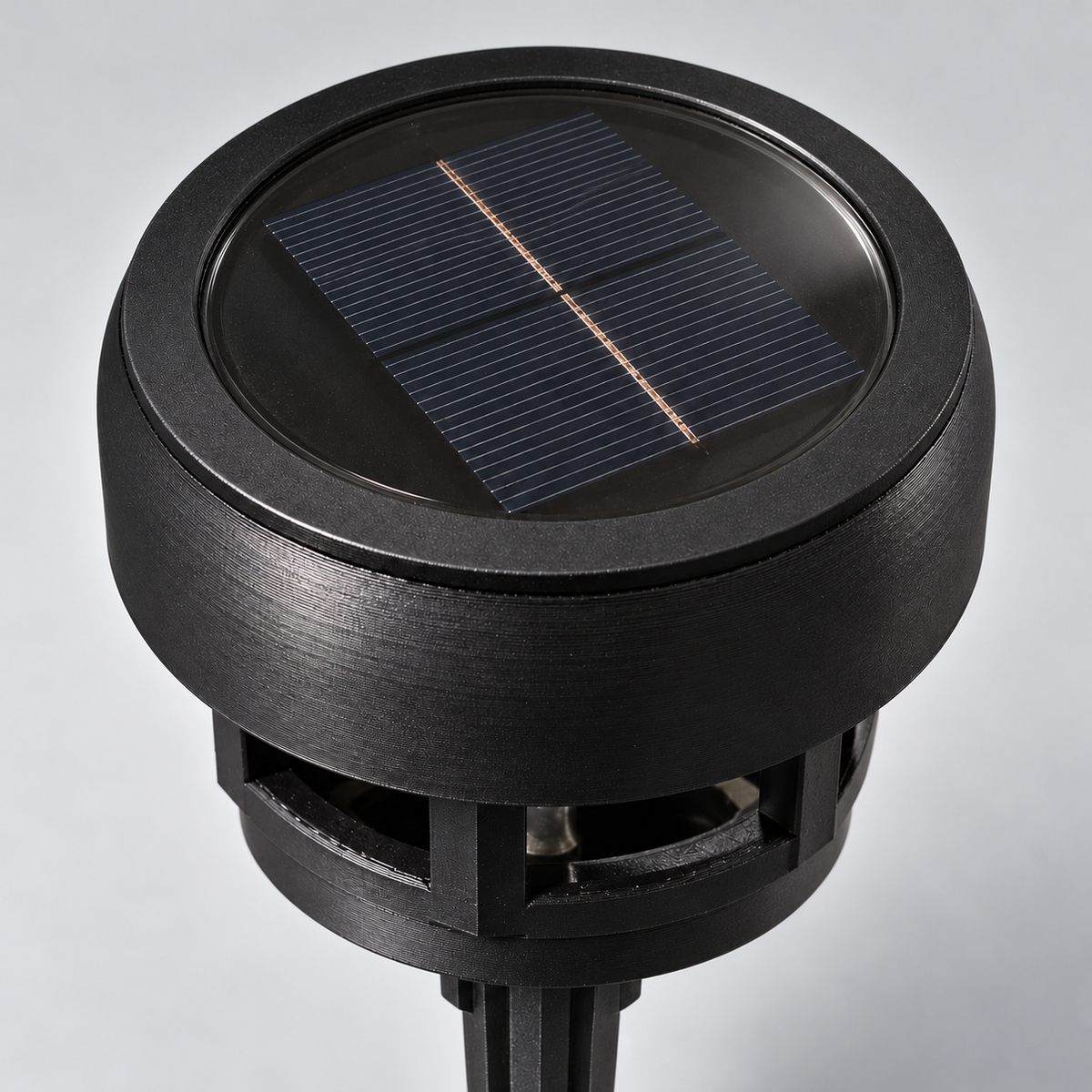 Decorative Solar LED Landscape Light – Black