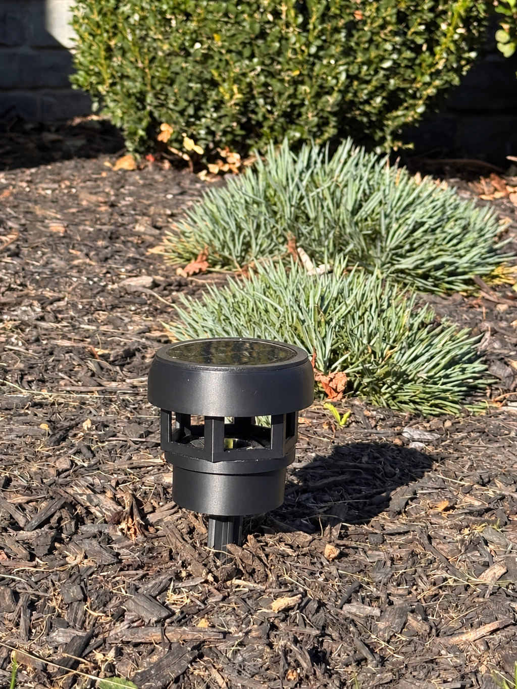 Decorative Solar LED Landscape Light – Black