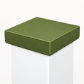 6×6 Plain Post Cap – Natural Green – Fits 6″ Posts