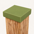 4×4 Plain Post Cap – Natural Green – Fits 3.5″ Posts