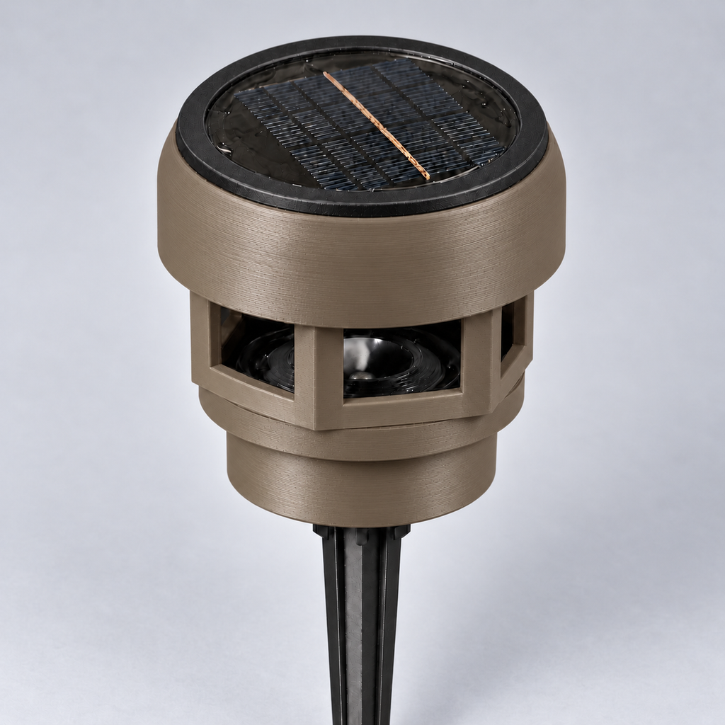 Decorative Solar LED Landscape Light – Olive Brown