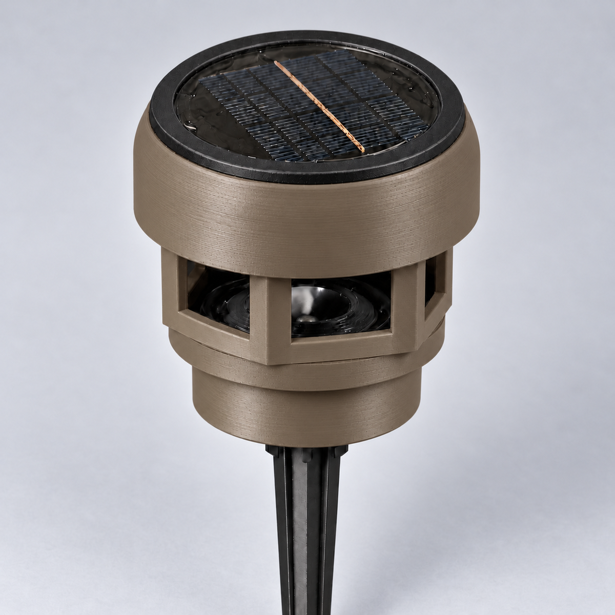 Decorative Solar LED Landscape Light – Olive Brown