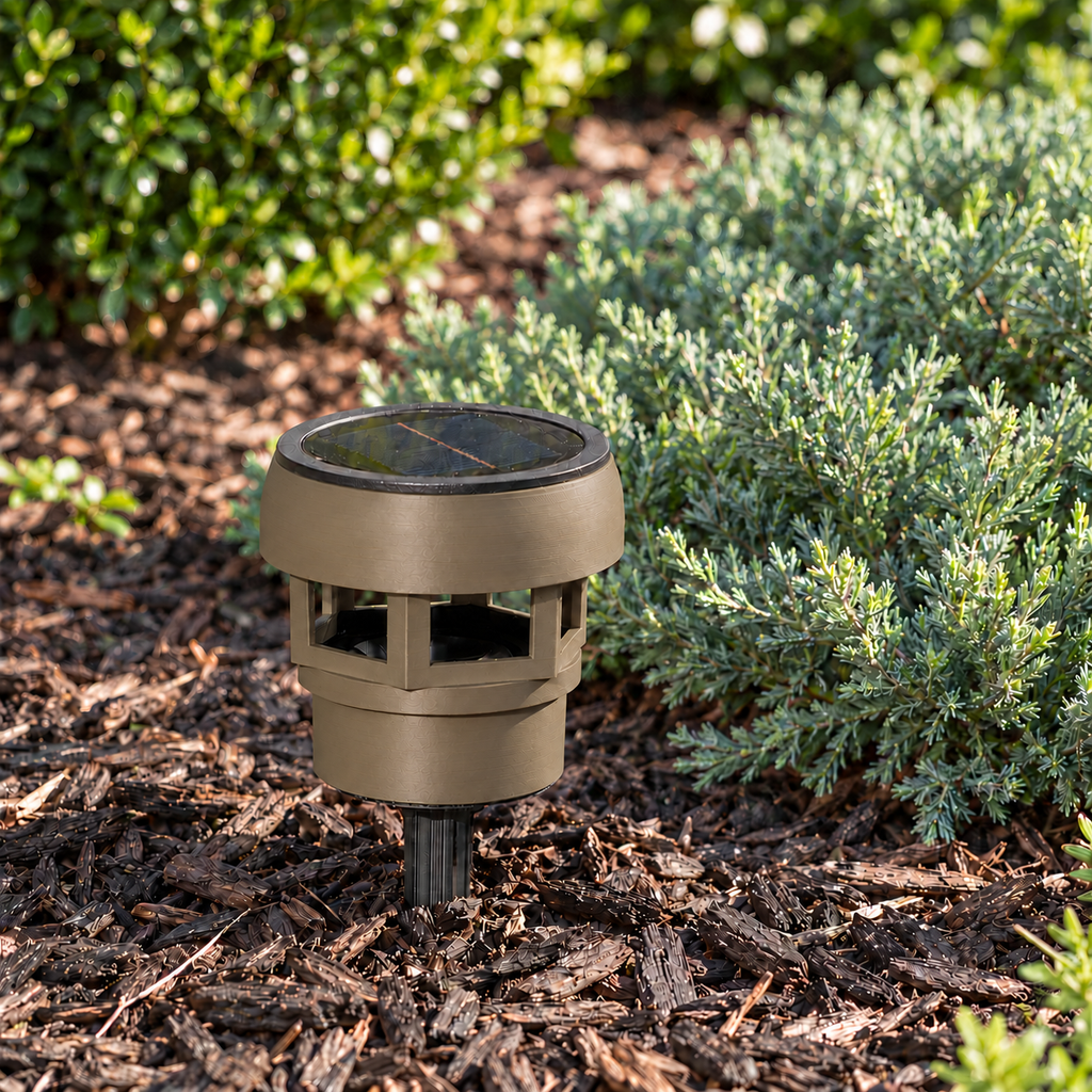 Decorative Solar LED Landscape Light – Olive Brown