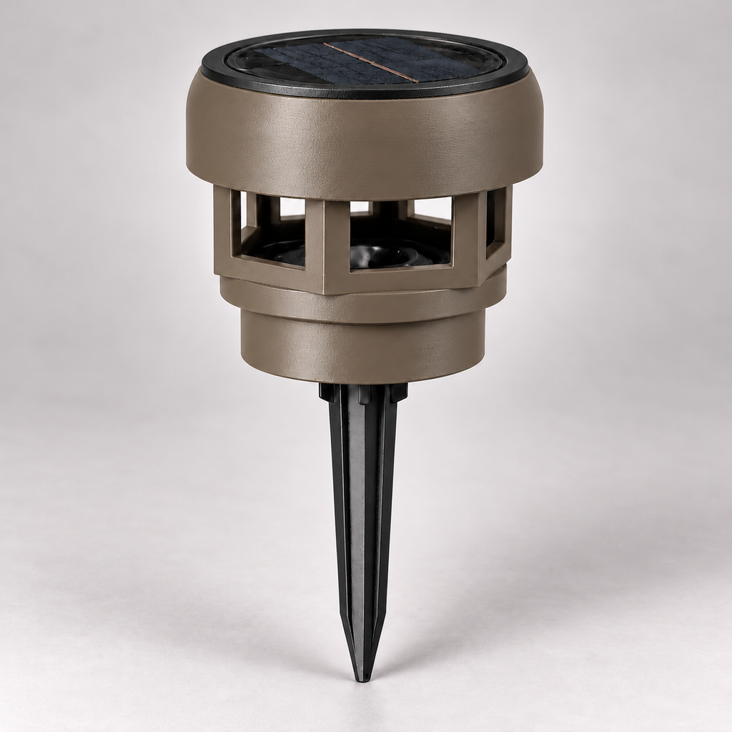 Decorative Solar LED Landscape Light – Olive Brown
