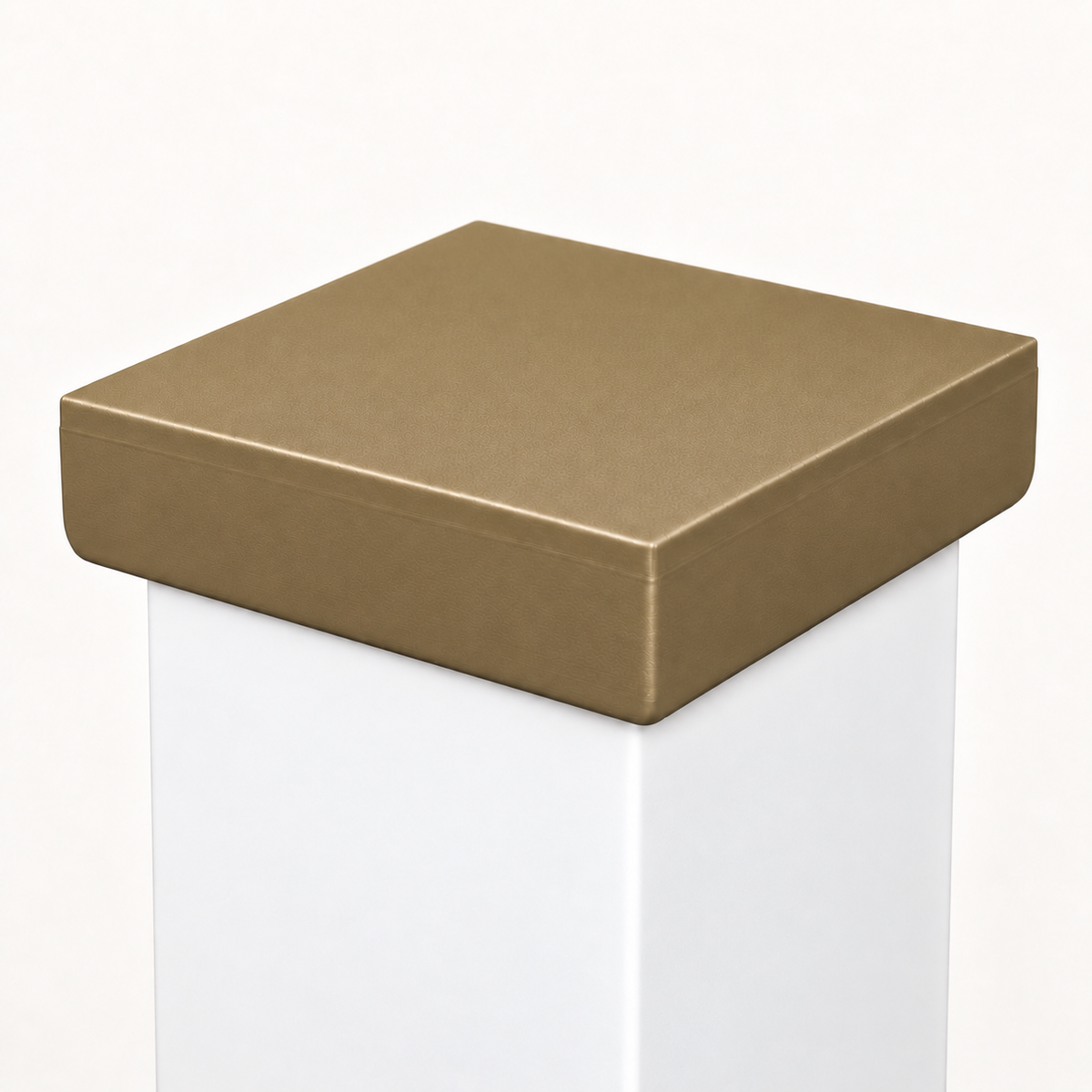 6×6 Plain Post Cap – Olive Brown – Fits 6″ Posts