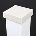 4×4 Plain Post Cap – White – Fits 4.5″ Posts