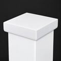 6×6 Plain Post Cap – White – Fits 6″ Posts