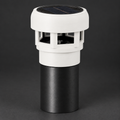 Decorative Solar LED Landscape Light with 3-Inch Riser – White